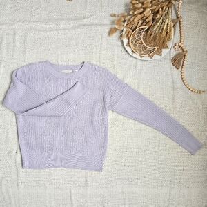 Pink Rose Keyhole Open Back Sweater Size XS